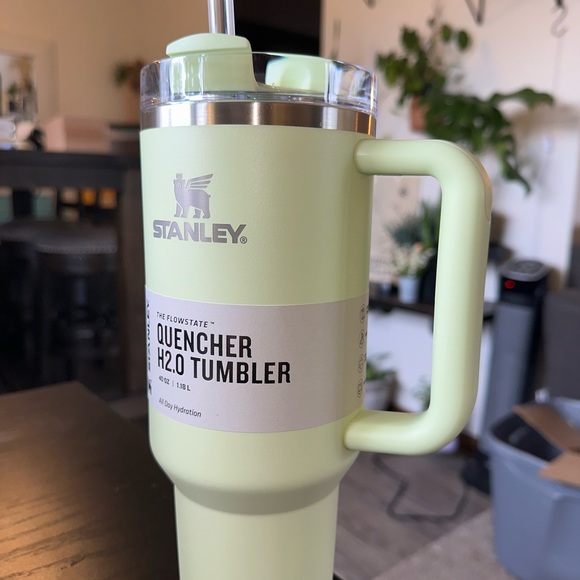 Green Stanley 40oz Pale Lime Pastel St Pattys Day Cup - Picture 7 of 10